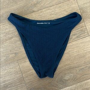Abercrombie & Fitch Blue Bikini High-Cut Swimwear
